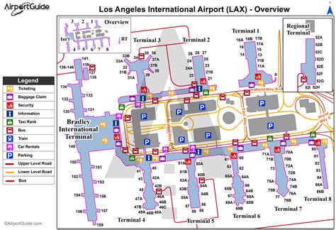 lax airport terminal map airlines.